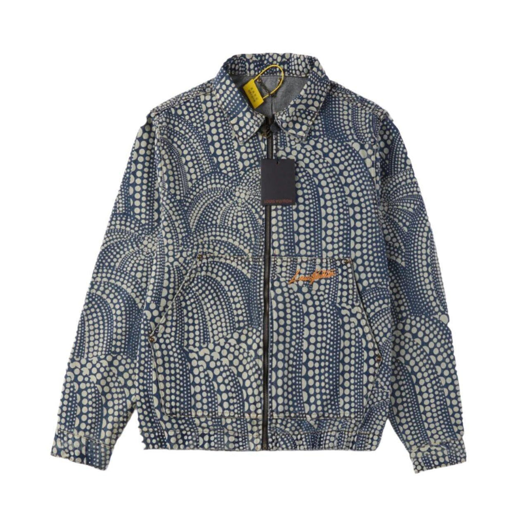 Louis Vuitton LV x YK All Over Pumpkin Denim Blouson Jacket Banlieue91