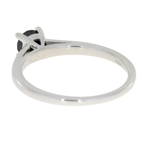 .50ct Black Diamond Eng Only Sterling Silver Bids.com