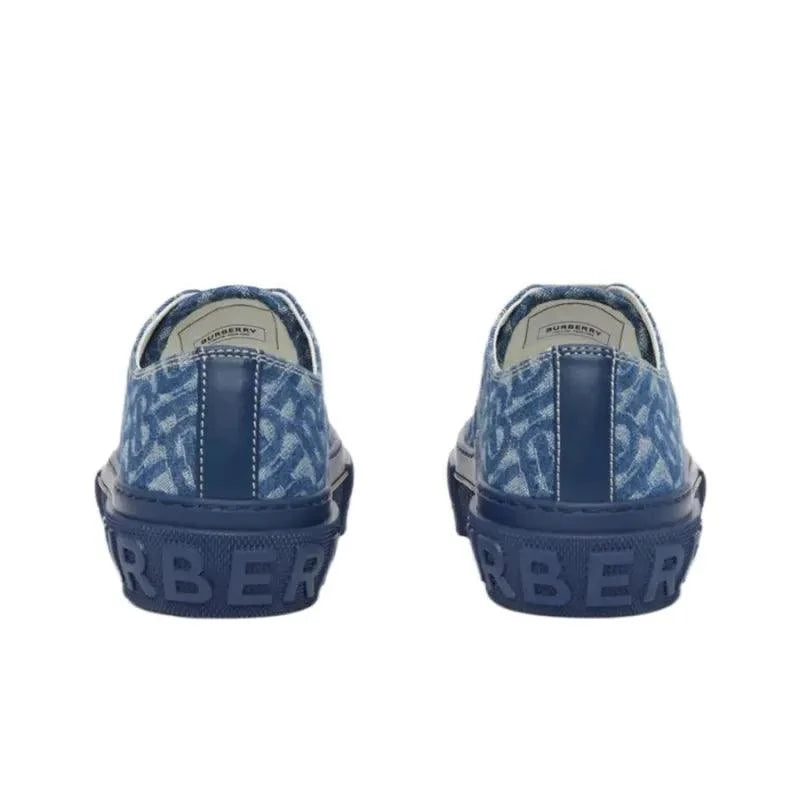 Burberry Low Top Skateboard Shoes 'Denim Blue' Banlieue91