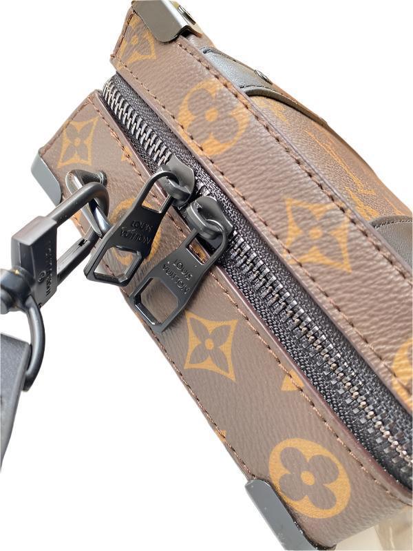 Louis Vuitton Handle Soft Trunk Bag Macassar Monogram Canvas Banlieue91