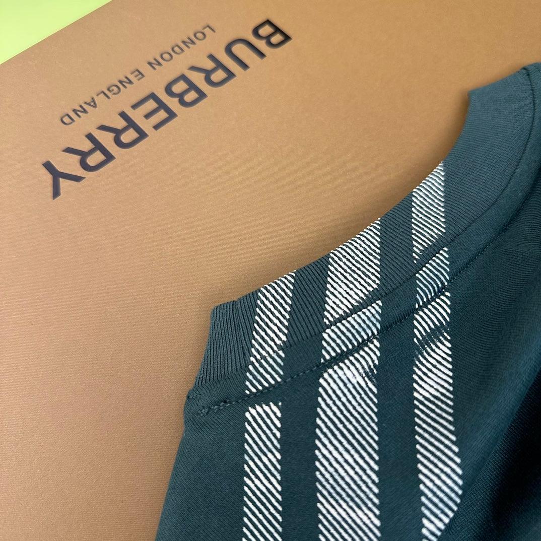 Burberry T-Shirt Without Collar 'Green' Banlieue91