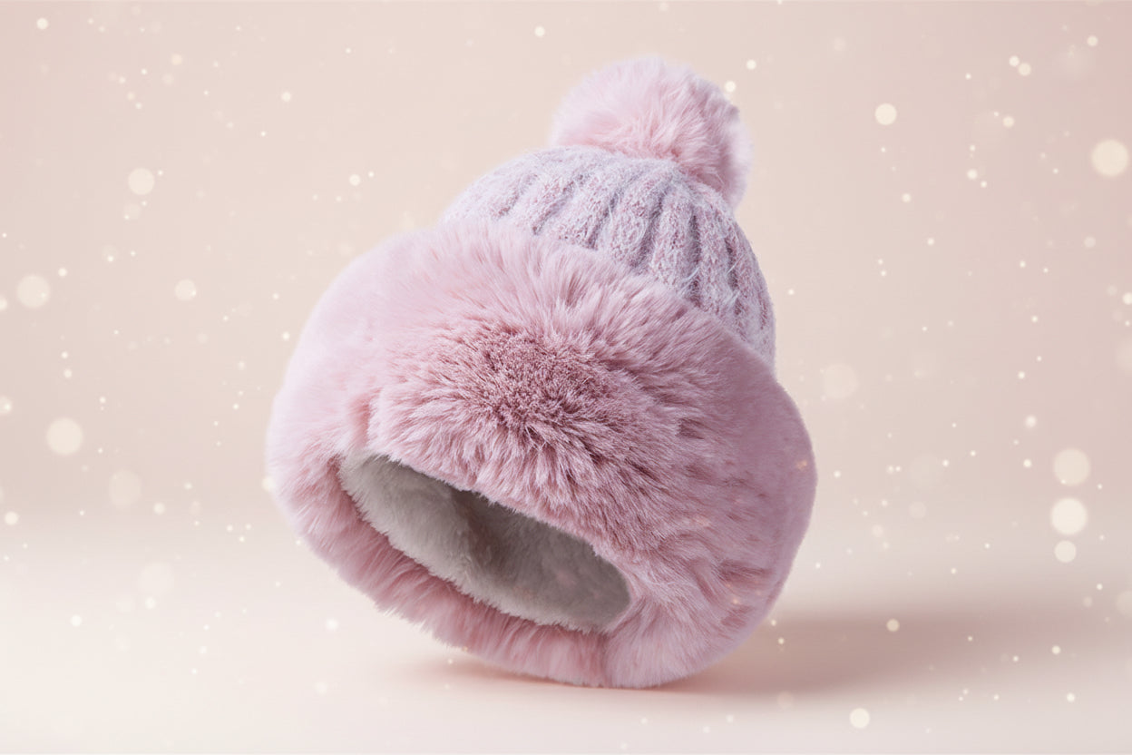Women’s Winter Princess Mongolian Hat – Warm Plush Fur Fashion Hat FitiqueFit