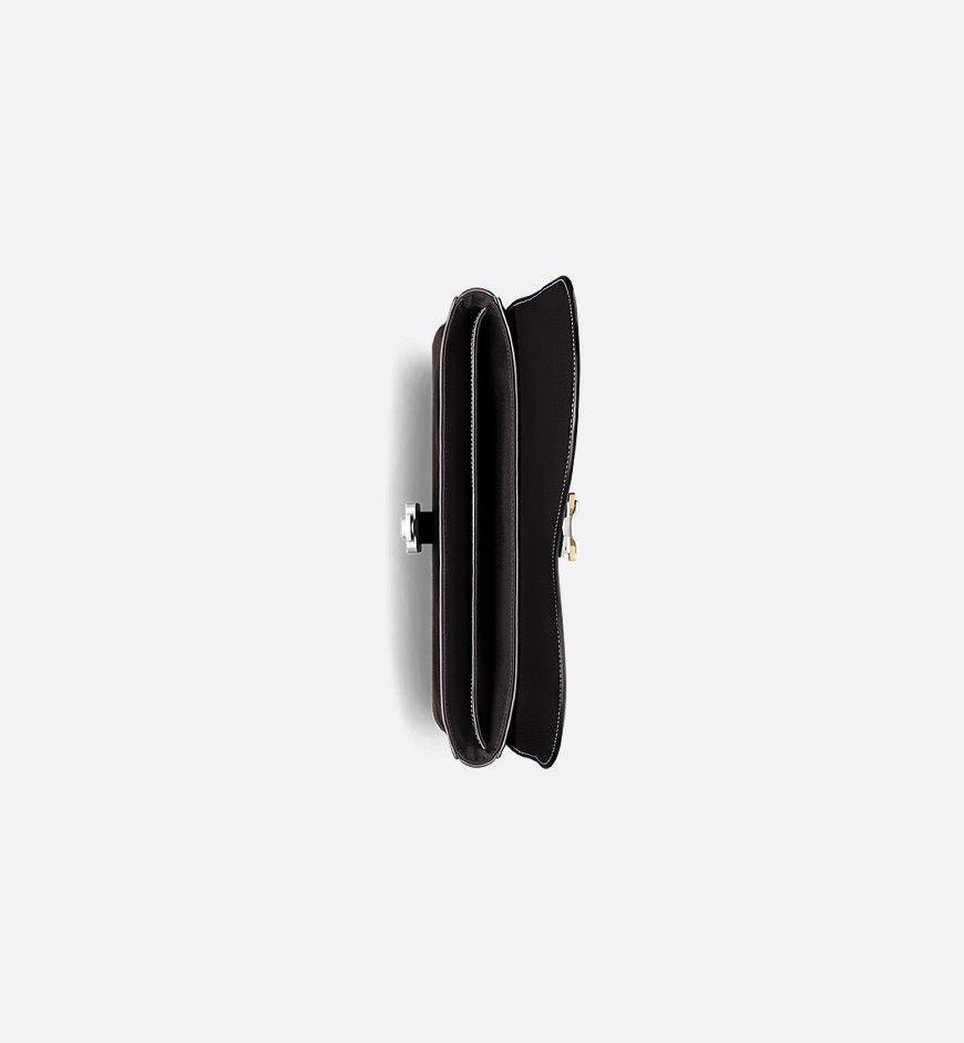 Dior Saddle A4 Pouch Black Grained Calfskin Banlieue91