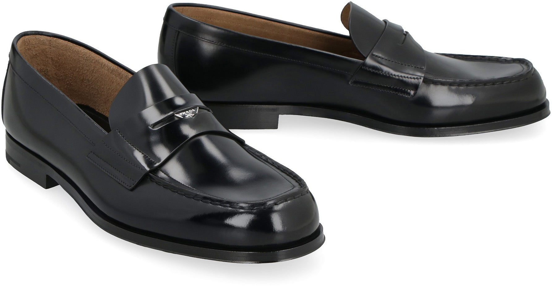 PRADA Classic Leather Loafers for Men Banlieue91