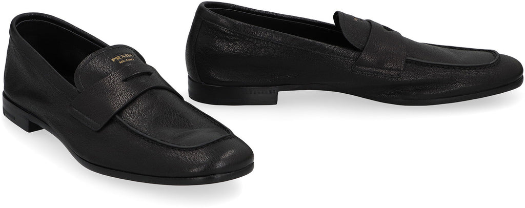 PRADA Men's Classic Leather Moccasins Banlieue91