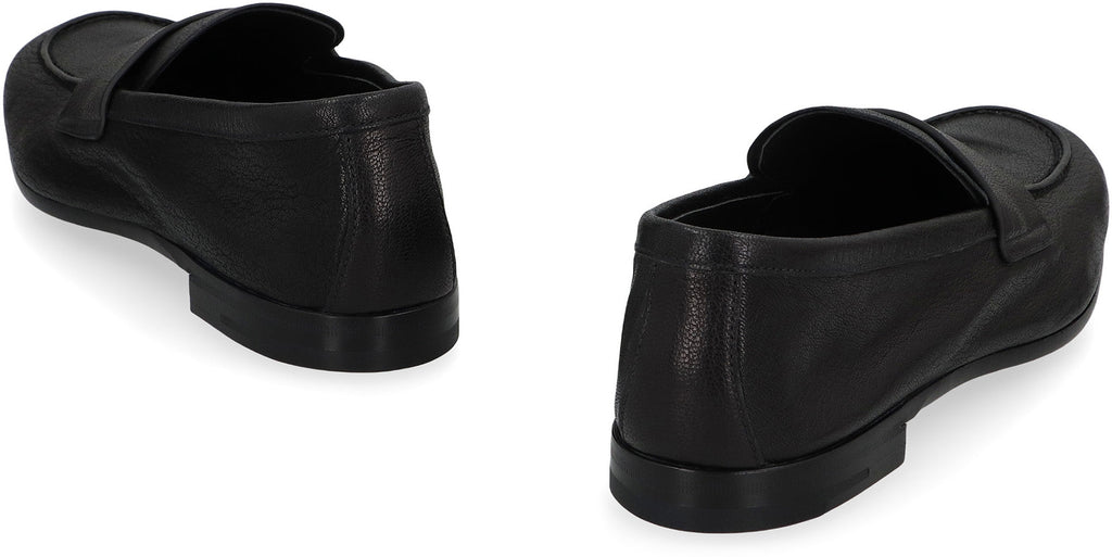 PRADA Men's Classic Leather Moccasins Banlieue91