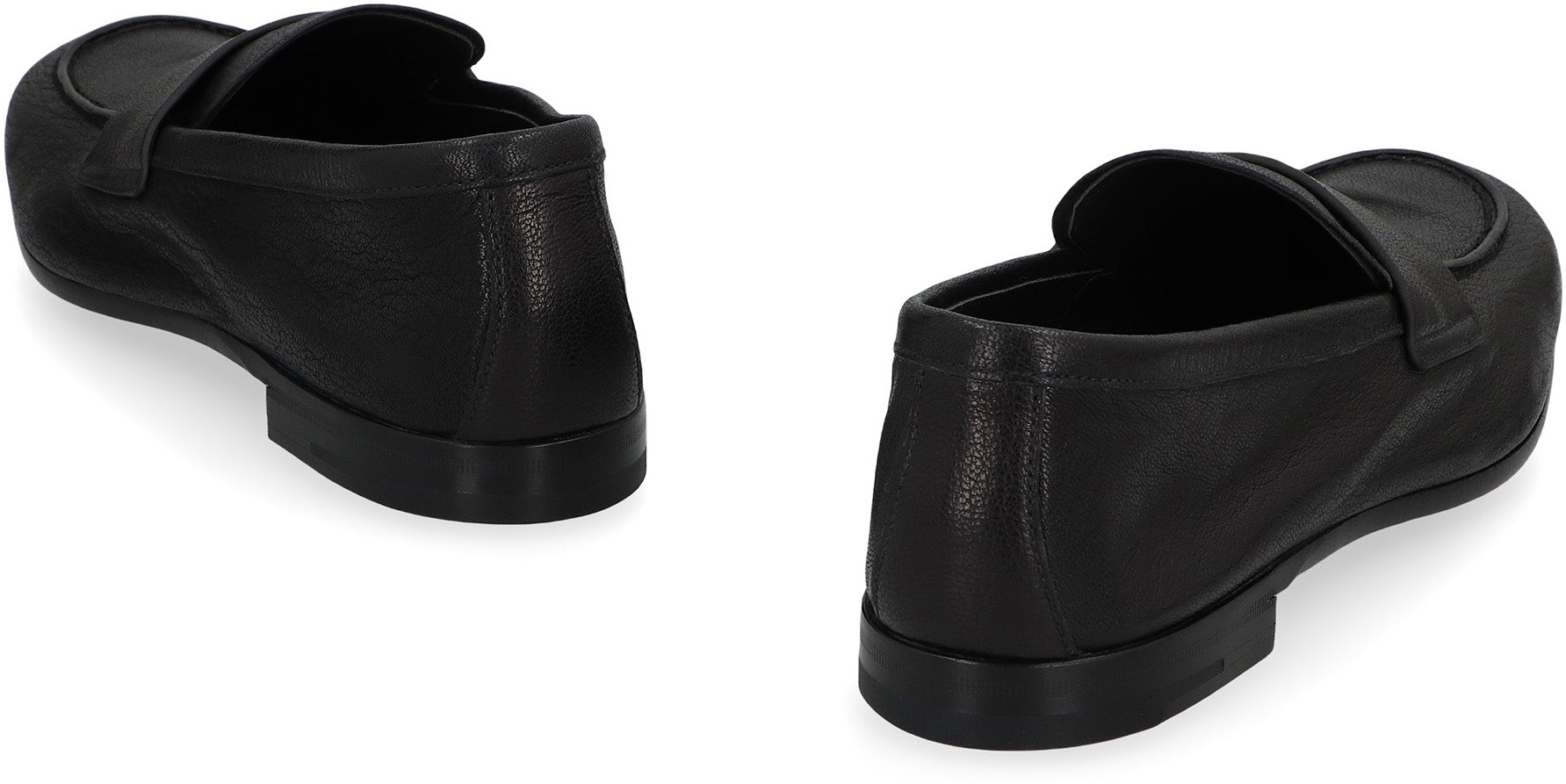 PRADA Men's Classic Leather Moccasins Banlieue91