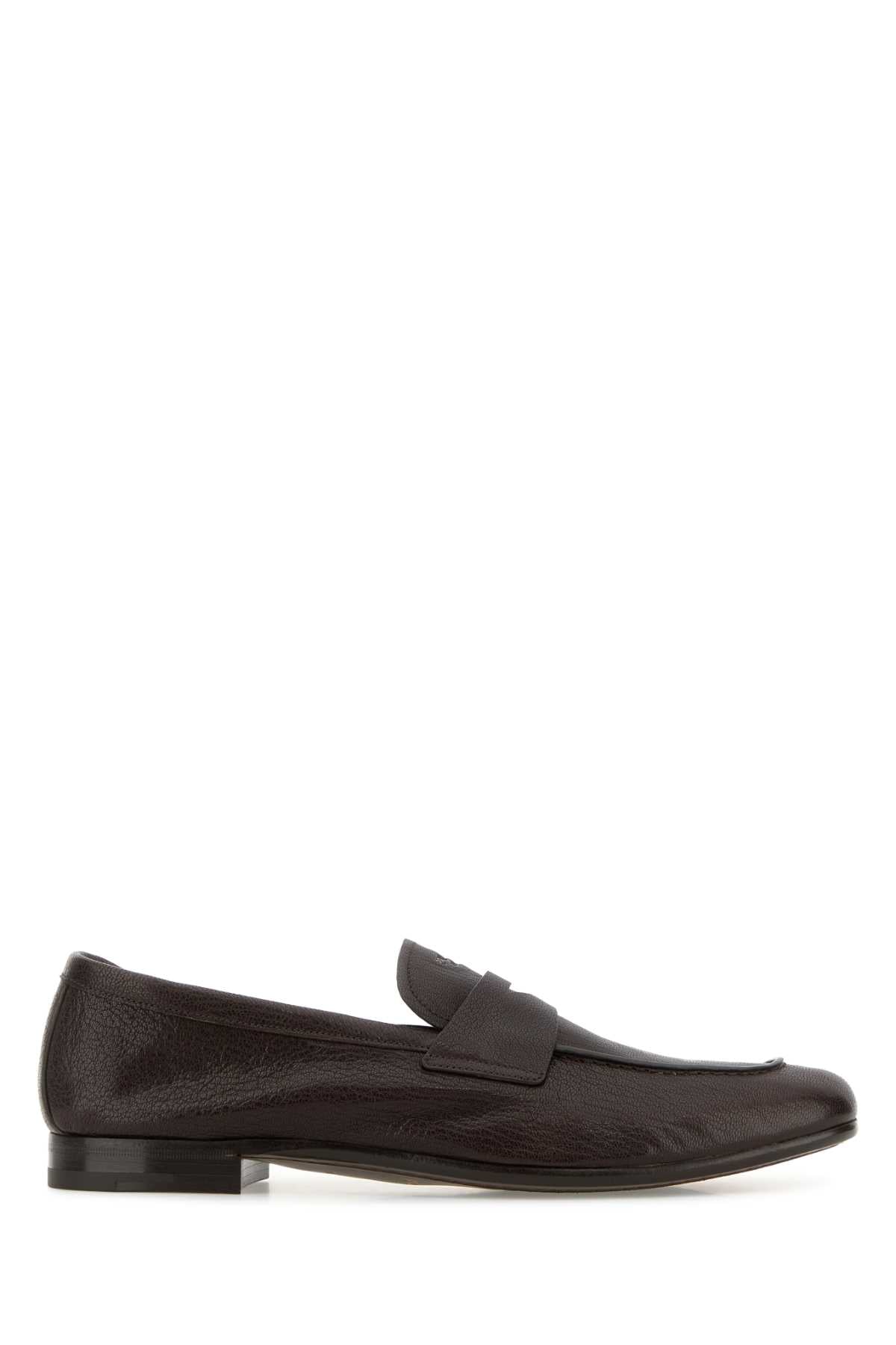PRADA Men's Premium Leather Loafers Banlieue91