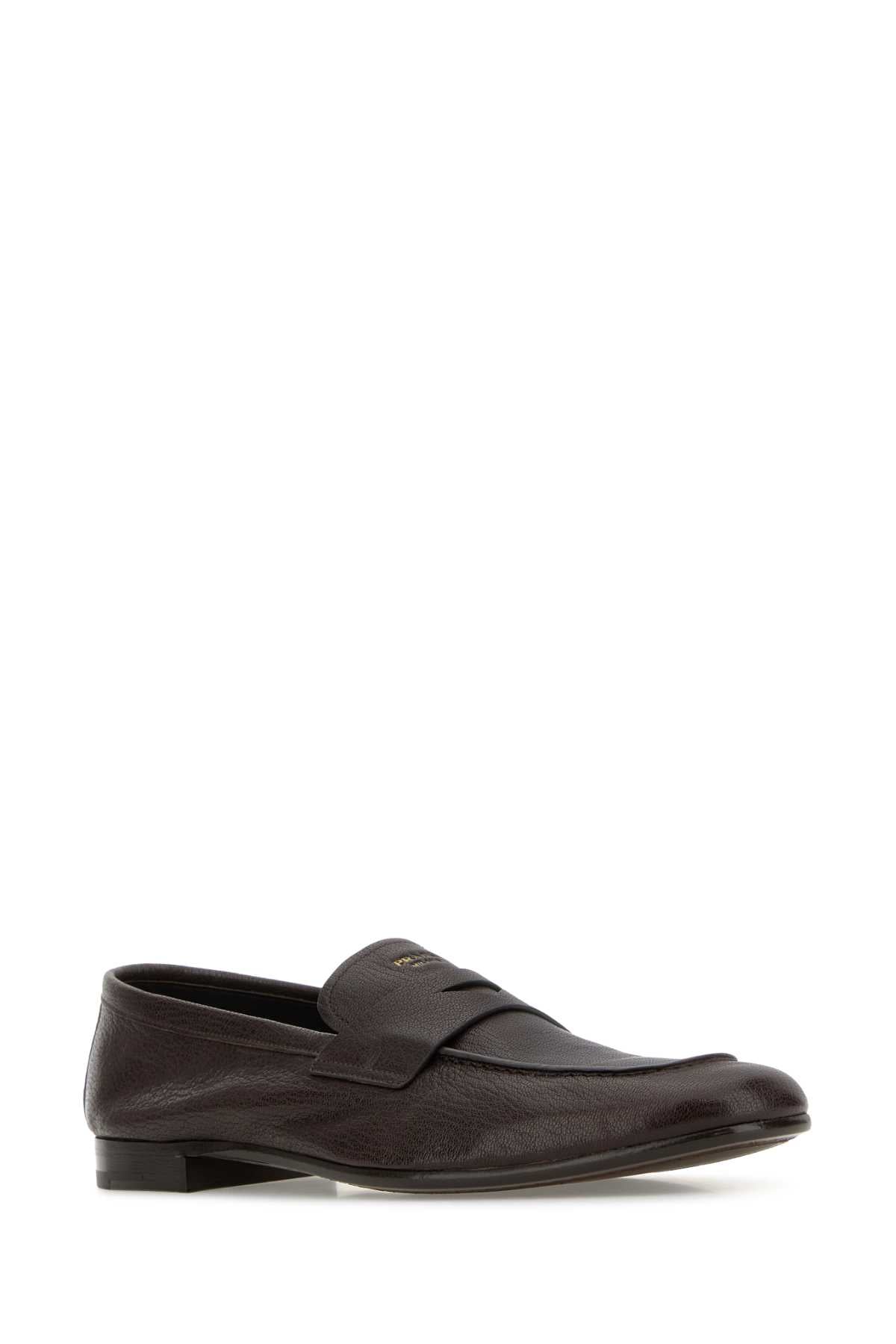 PRADA Men's Premium Leather Loafers Banlieue91