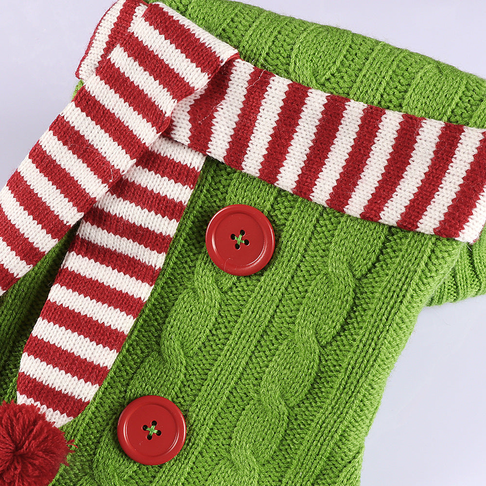 Christmas gift bags Christmas decoration gifts candy bags Halloween scarves Christmas socks