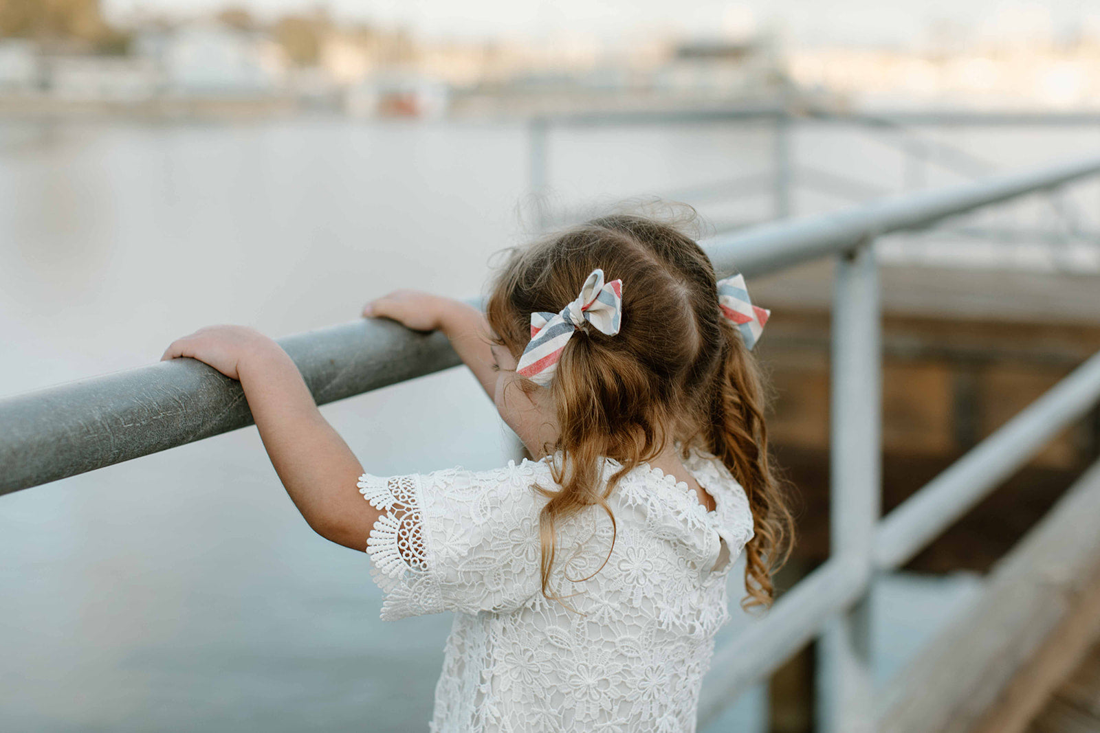 Uncle Sam - Petite Hair Bow