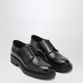 PRADA Lace-Up Derby Dress Shoes in Polished Leather Banlieue91