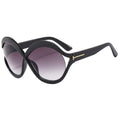 oversized round sunglasses for women leopard brown big frame sun glasses