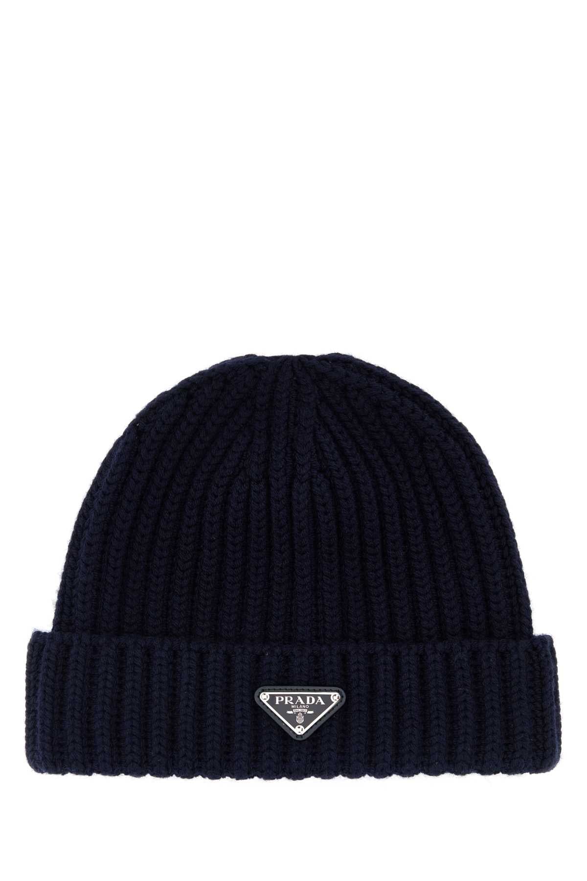 PRADA Wool Beanie Hat for Men
