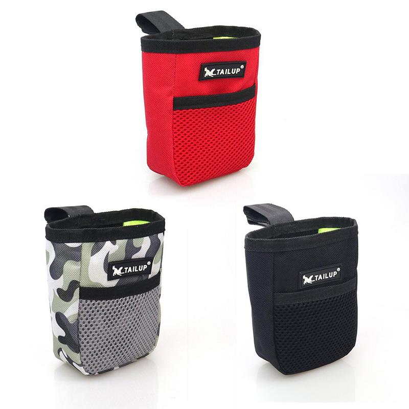 Adjustable Large Capacity Dog Treat Pouch Puppy Snack Waist Bag Durable Puppy Products Waist Bag Pets Cute Food Storage Bags Stevvex