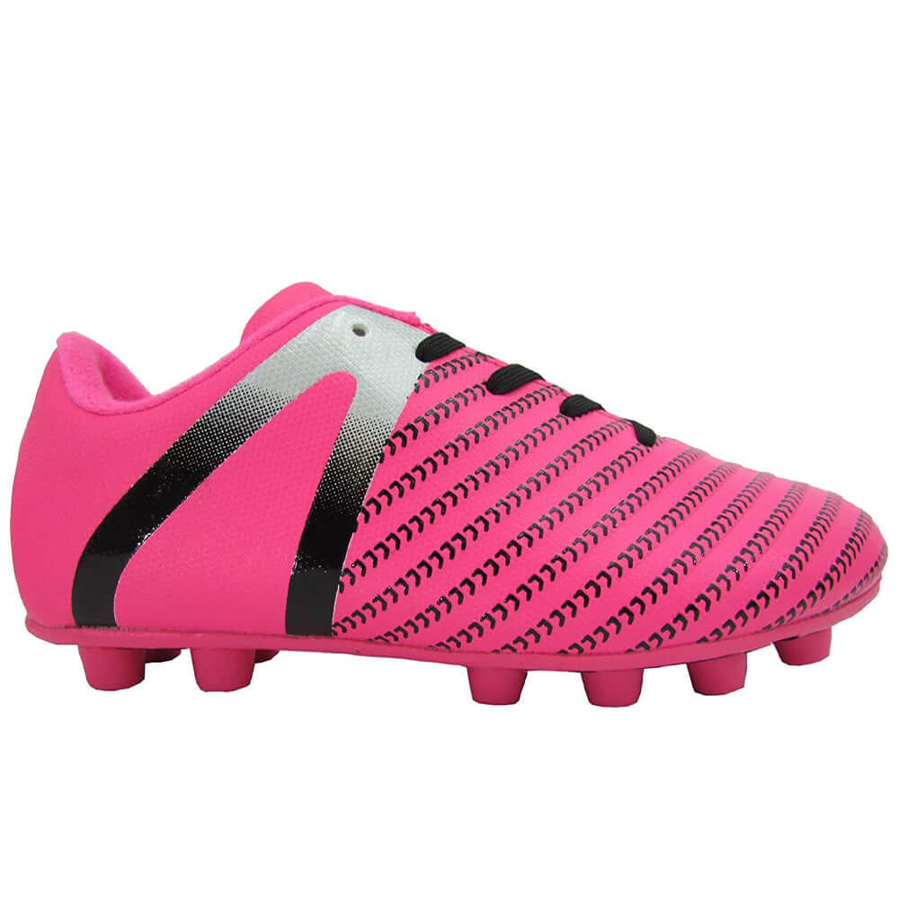 Vizari Impact Firm Ground Soccer Shoes – Pink/Silver Vizari Sports