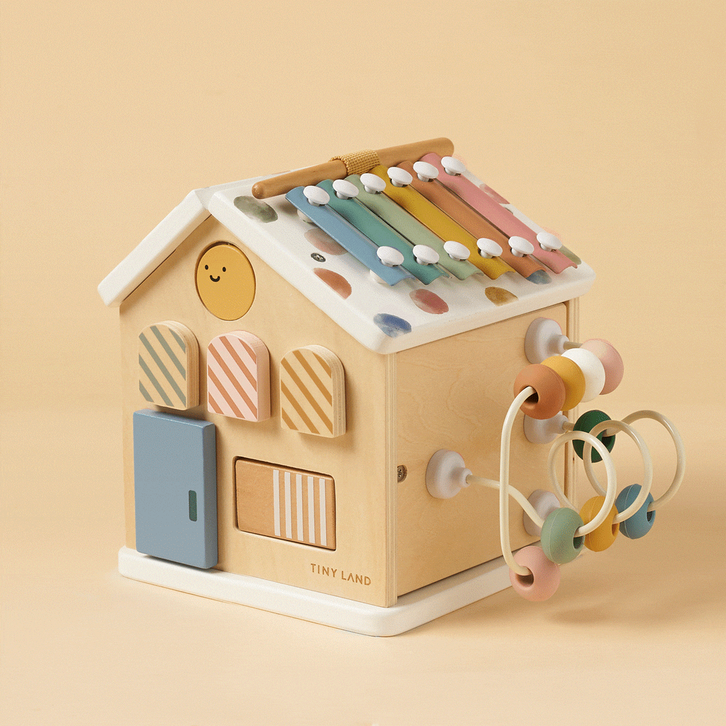 Tiny Land® Cottage Activity Cube - Morandi Tiny Land INC