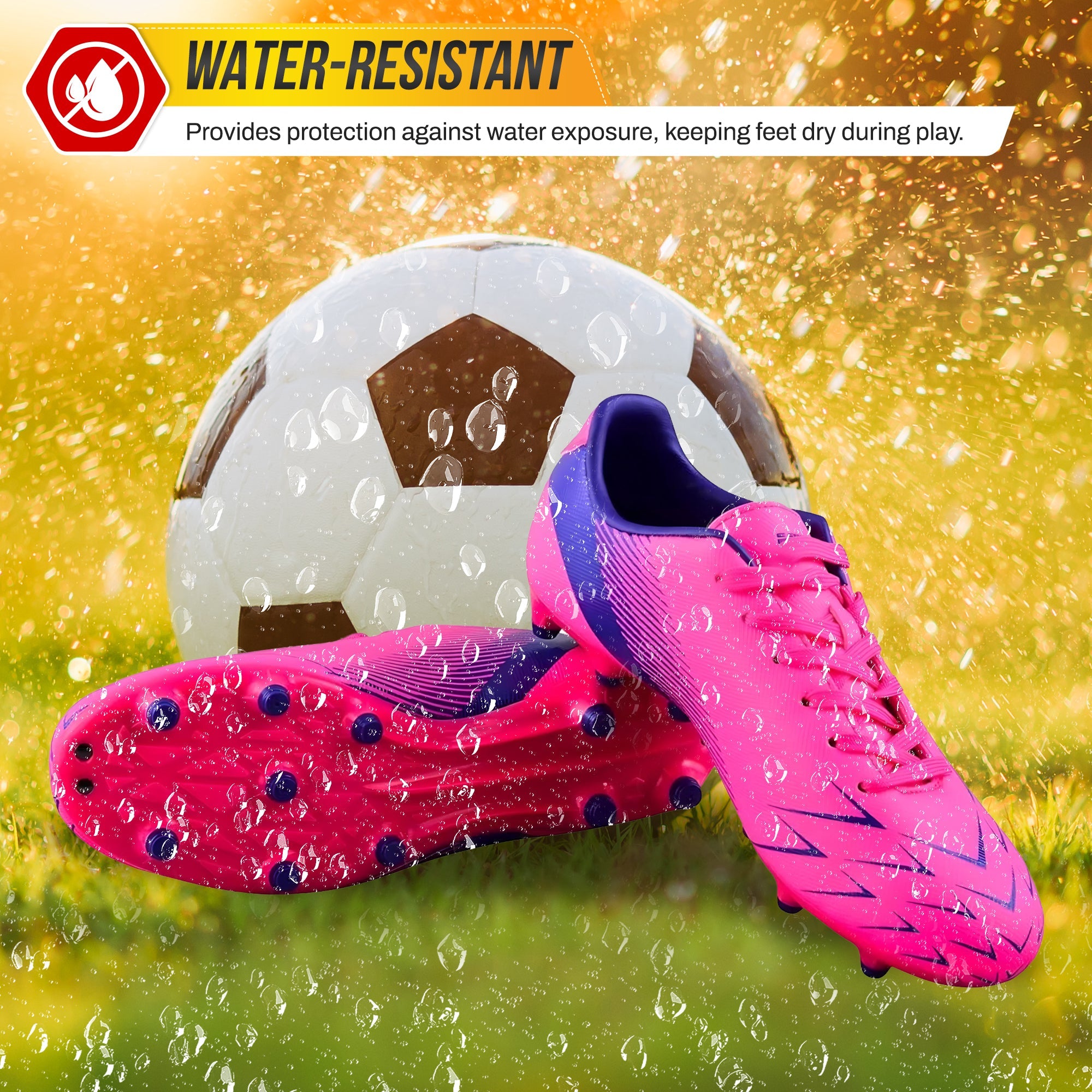 Vizari Ranger Firm Ground Soccer Shoes – Pink/Purple Vizari Sports