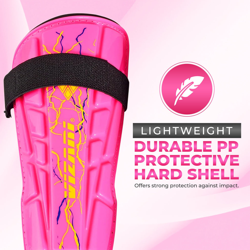 Vizari Zodiac Soccer Shin Guard with Detachable Ankle Protection – Pink Vizari Sports