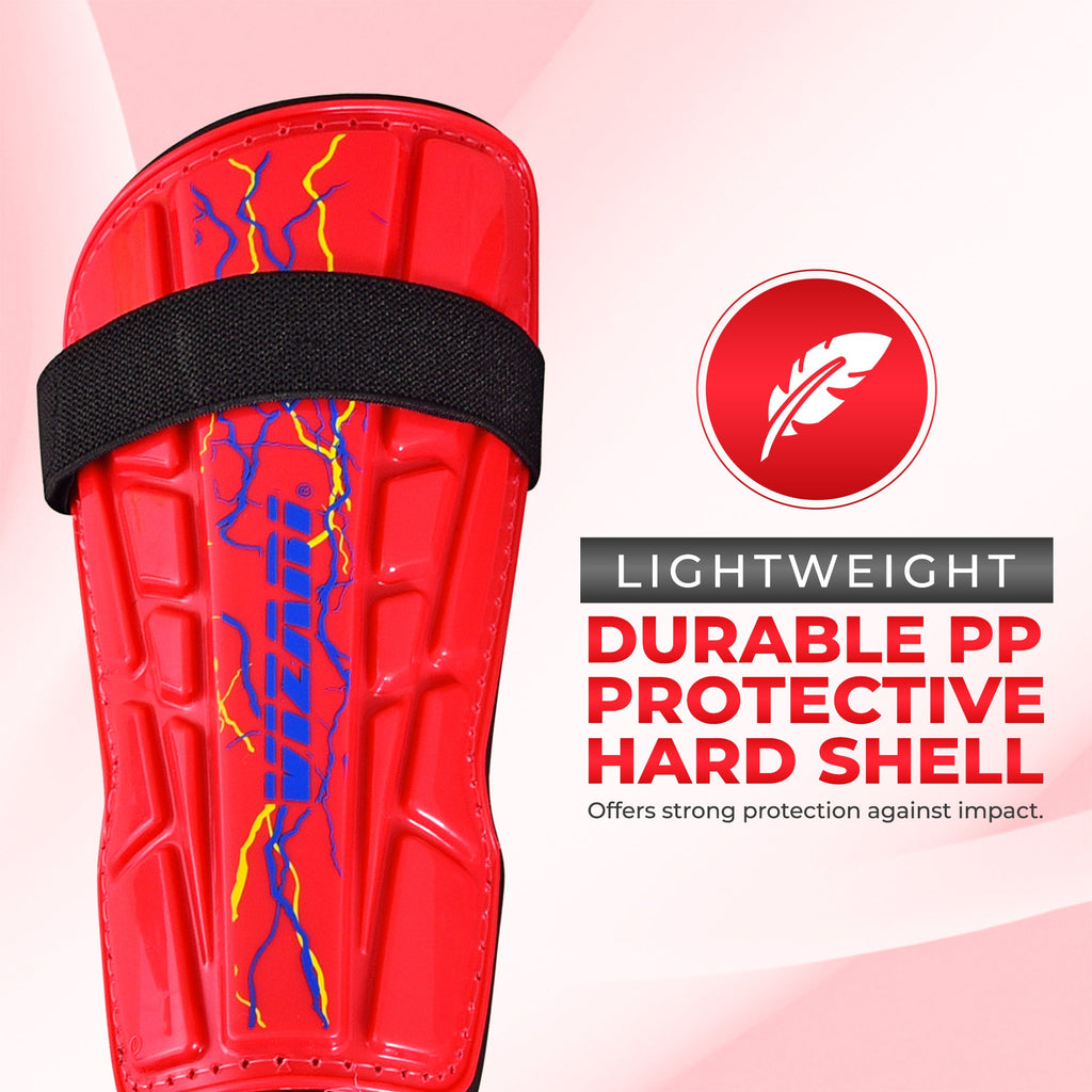 Vizari Zodiac Soccer Shin Guard with Detachable Ankle Protection – Red Vizari Sports