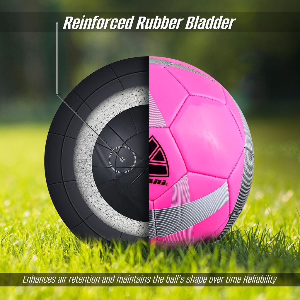 Hydra Soccer Ball-Pink Vizari Sports