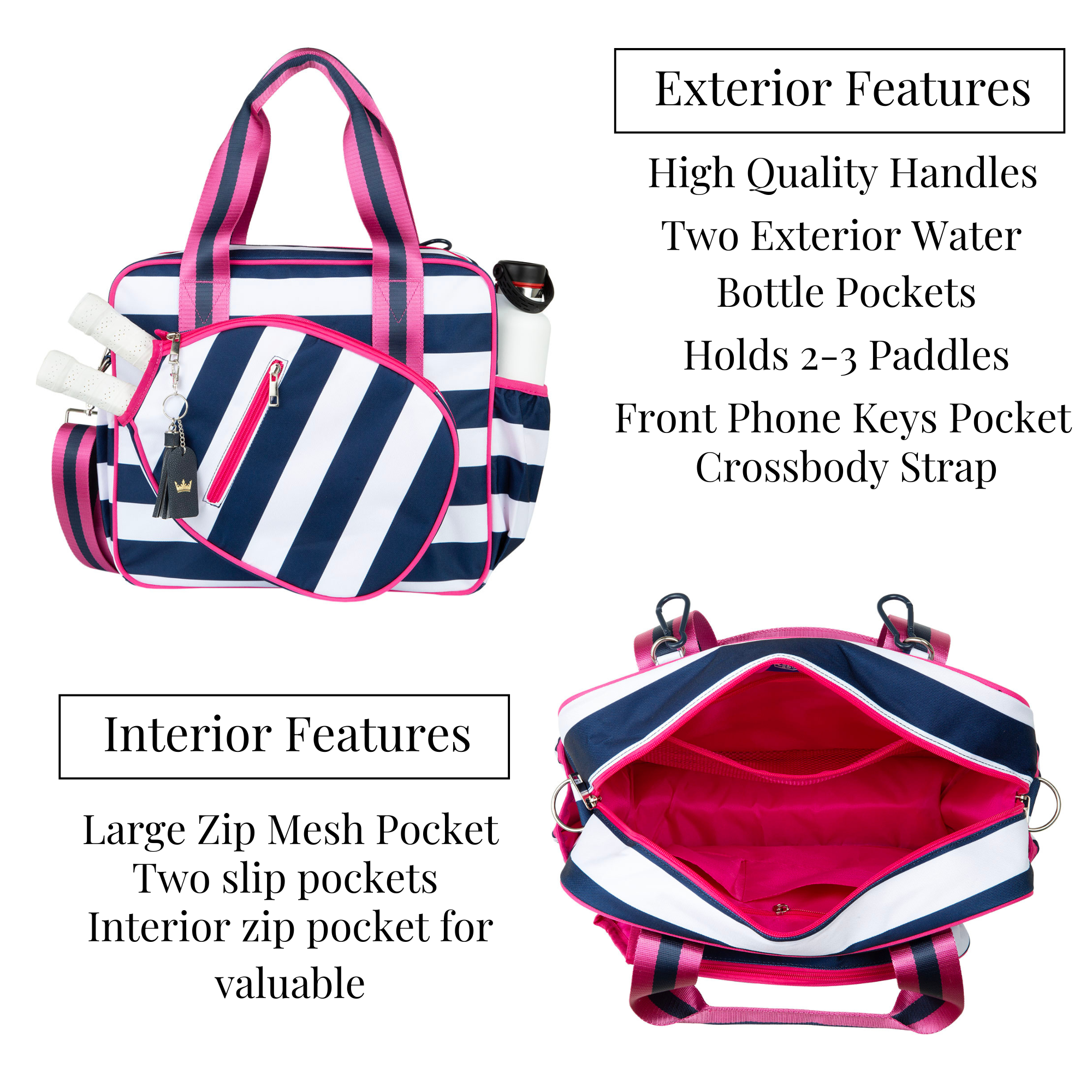 Prepster Pickleball Bag Queen of the Court