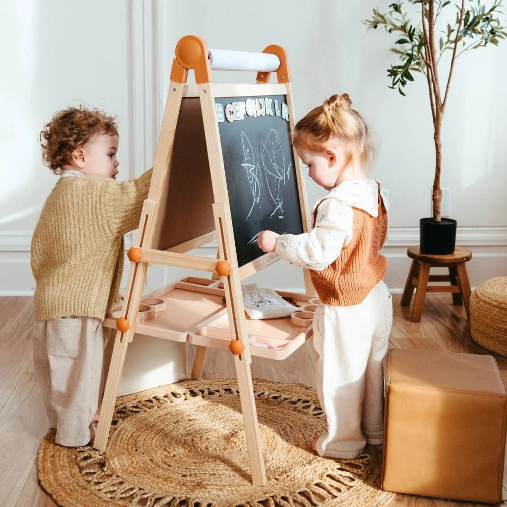 Tiny Land® Caramel Magnitales Easel for Kids Tiny Land INC