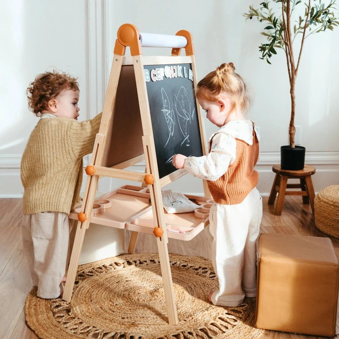 Tiny Land® Caramel Magnitales Easel for Kids Tiny Land INC