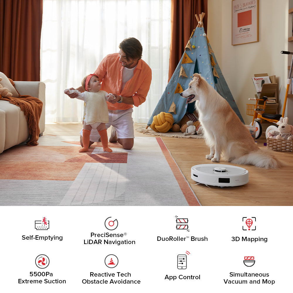 Roborock Q8 Max+ Robot Vacuum and Mop with Auto-Empty Dock Roborock US Official Store