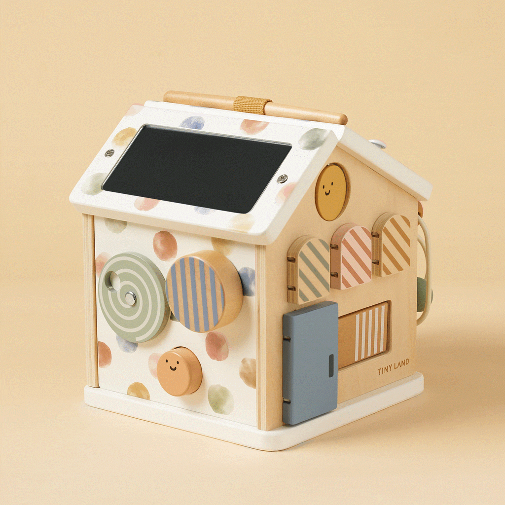 Tiny Land® Cottage Activity Cube - Morandi Tiny Land INC