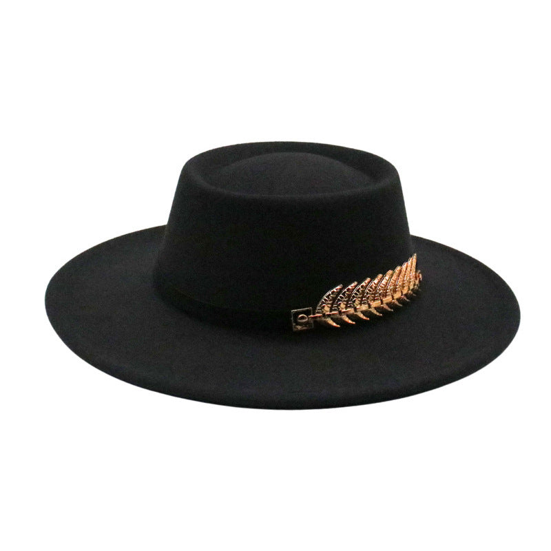 Autumn Winter Women Men  Vintage Fedora Women's Foldable Short Brim  Floppy Hat Gentleman Elegant Warm Hats Lady Party Luxury Caps Classic Summer Beach Sun Hat Stevvex