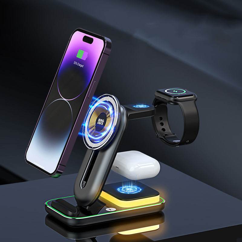 15W Small Night Light Wireless Charger 4-in-1