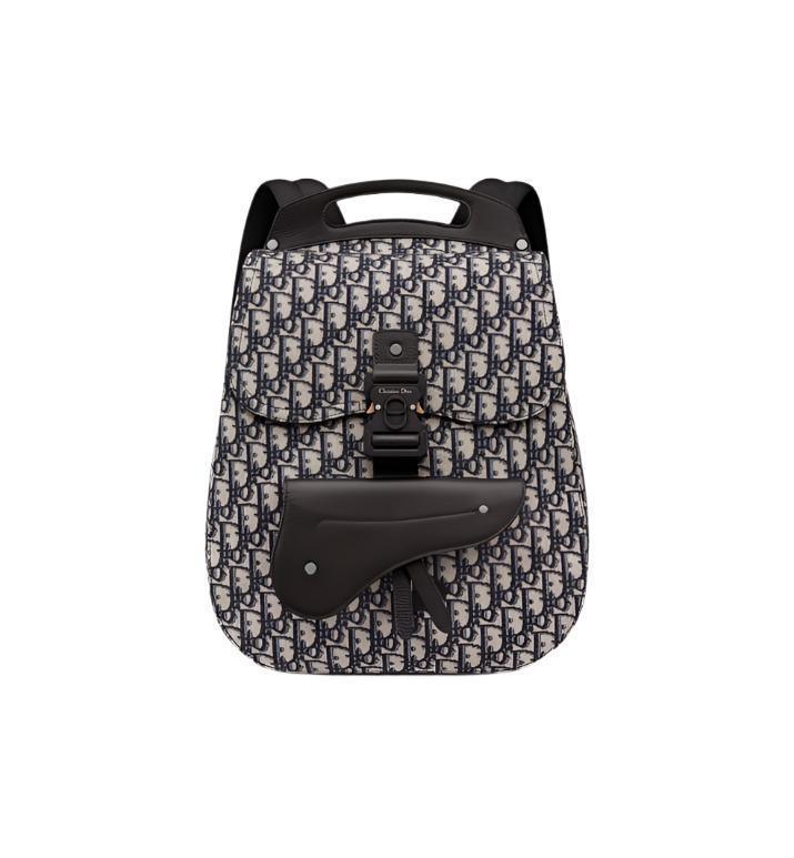 Dior Gallop Sling Bag Black Grained Calfskin Banlieue91