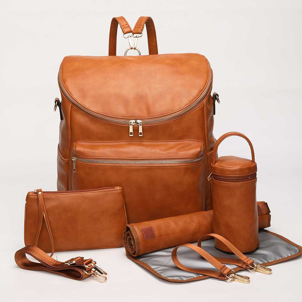 Fashionable Multifunctional Mommy Bag for Mother and Baby Pi-Mart