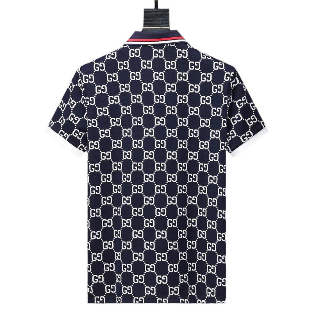 Gucci Black T-shirt with a collar Banlieue91