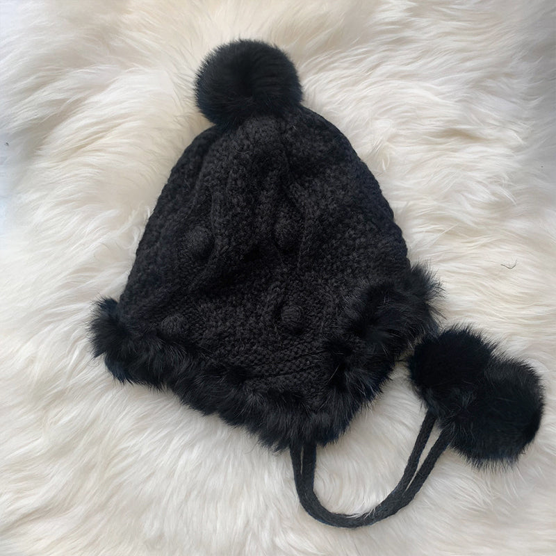 Women’s Fashion Winter Wool Hat – Warm Classic Cold-Weather Beanie FitiqueFit