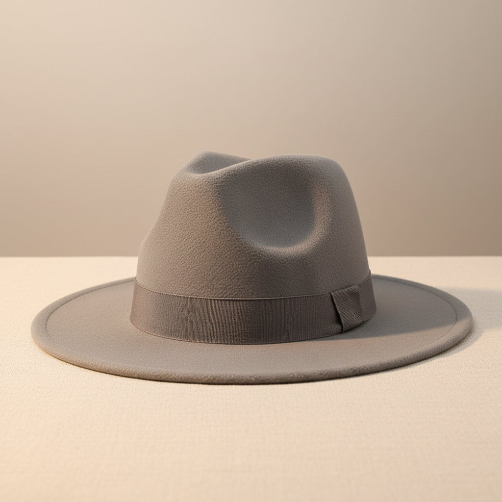 Wide Brim Bell Crown Wool Hat – Unisex Sun & Warmth Hat FitiqueFit