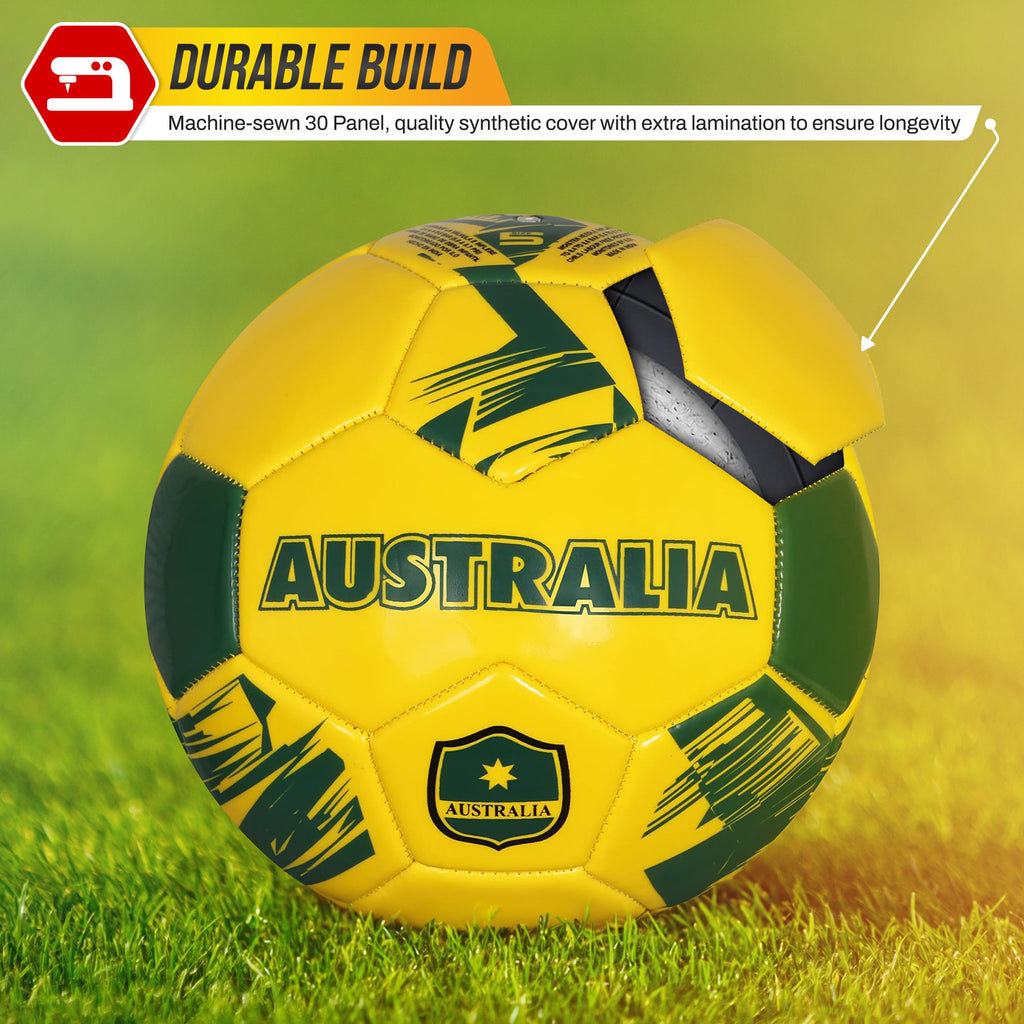 Mini National Team Soccer Balls-Australia Yellow