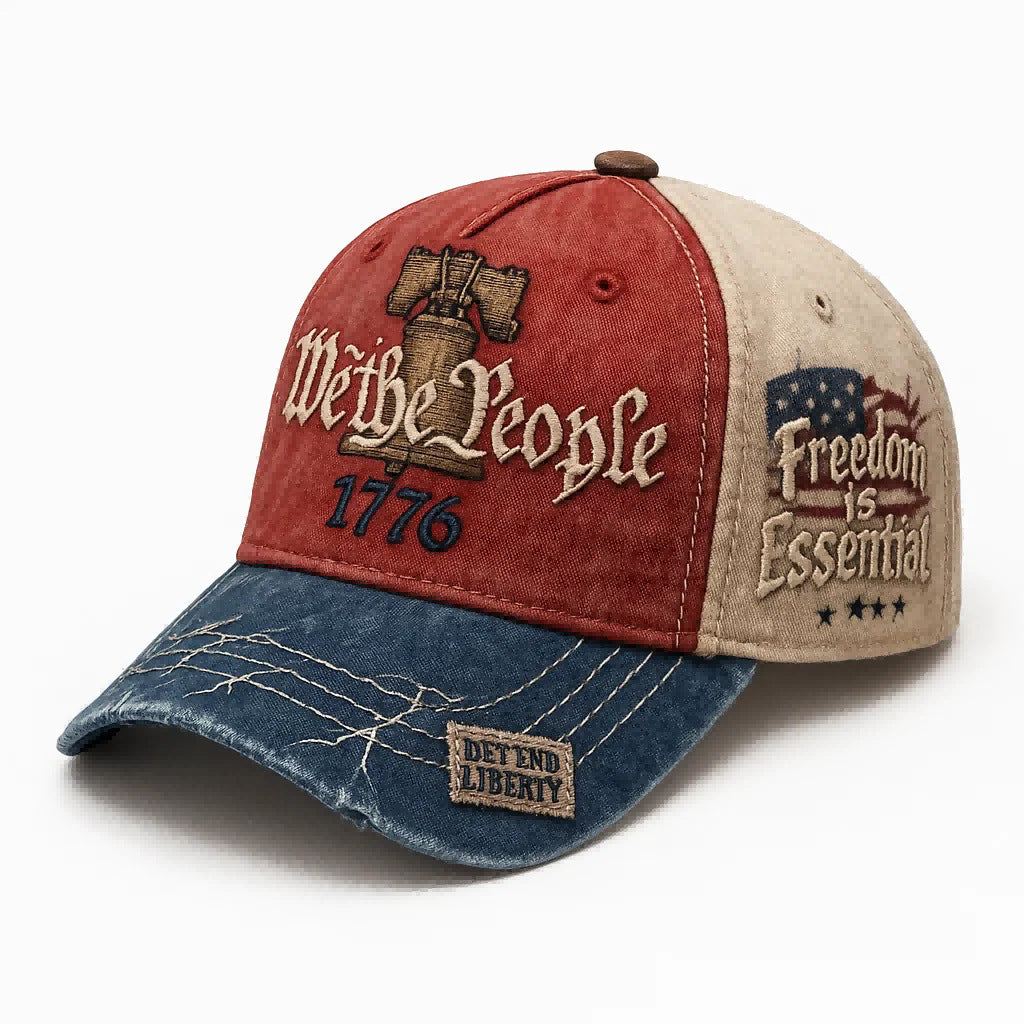 Women's Embroidered Cotton Baseball Cap | Retro Letter Style FitiqueFit