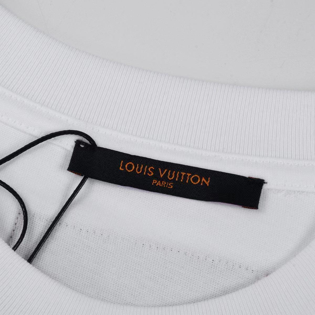 Louis Vuitton T-Shirt Without Collar 'White' Banlieue91