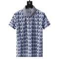Moncler Blue T-Shirt with Collar Banlieue91
