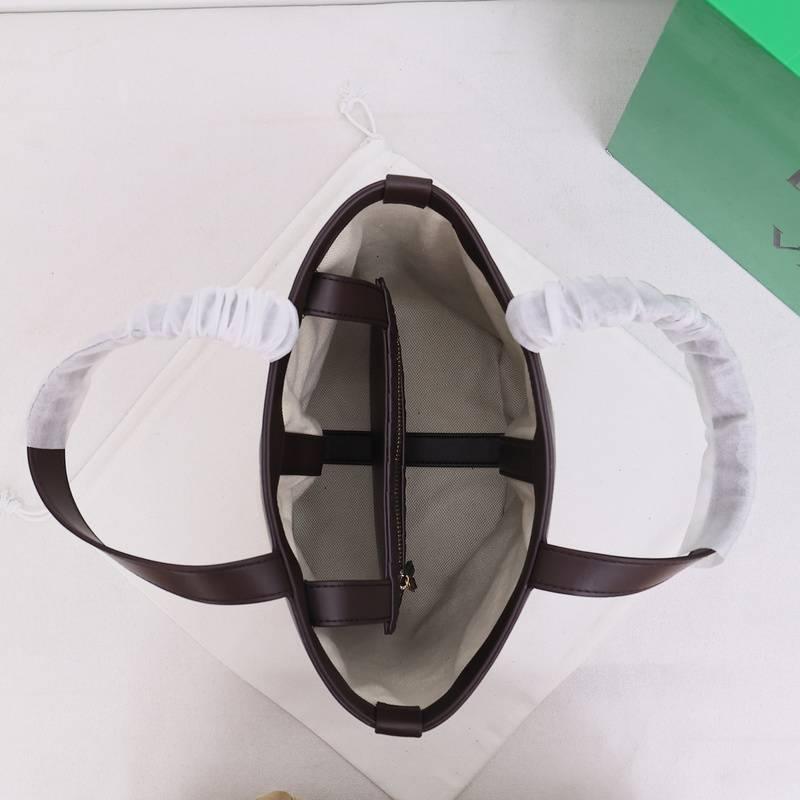 Bottega Veneta Flip Pouch Canvas Tote Bag Banlieue91
