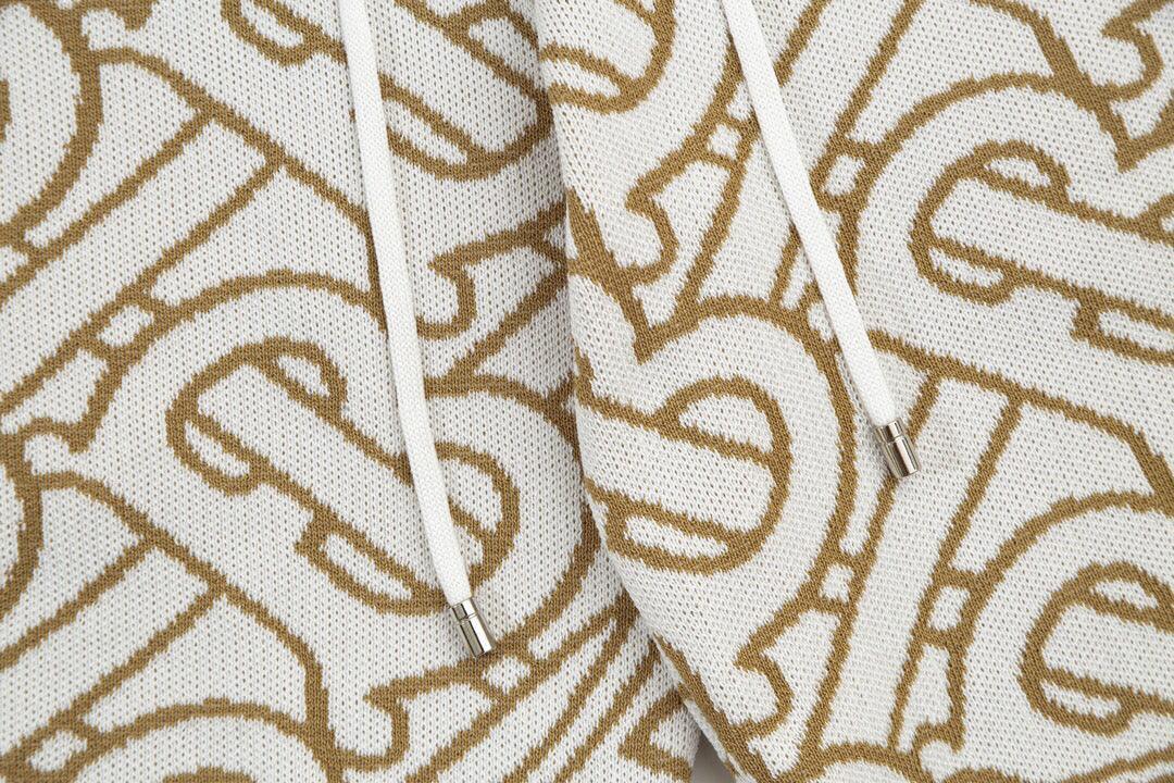 Burberry Men's Striped Cotton Knit Basketball Shorts 'Beige' Banlieue91