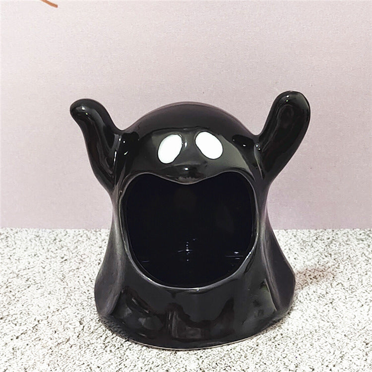 Special Halloween Ghost Festival Ceramic Craft Ornaments FLIPSTYLEZLLC