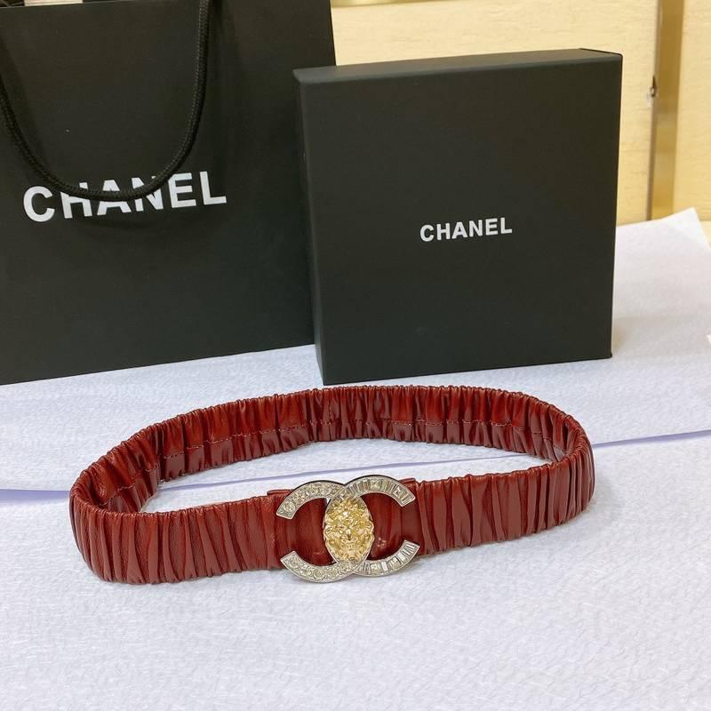 Chanel Leather Women’s Belt 'Red' Banlieue91