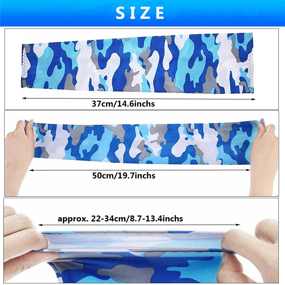2Pcs Unisex Cooling Arm Sleeves UV Protection Arm Sleeves Compression Cooling Men And Women Summer Cycling Driving Golf Running Cover Sports Running UV Sun Protection Outdoor Men Fishing Cycling Sleeves Hide Tattoos Arm Cover Stevvex
