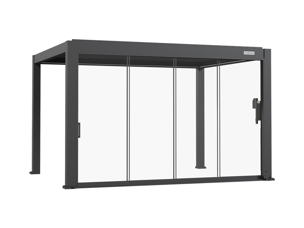 Glass Door – Square Handle FlexPatio