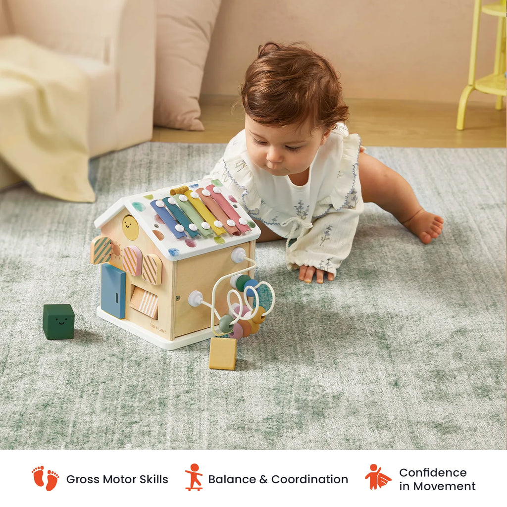 Tiny Land® Cottage Activity Cube - Morandi Tiny Land INC