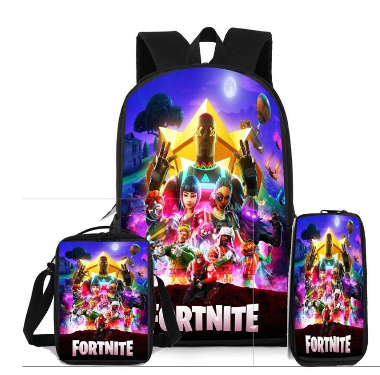 3 piece school Fornite Bags V.I.P Digital Presence