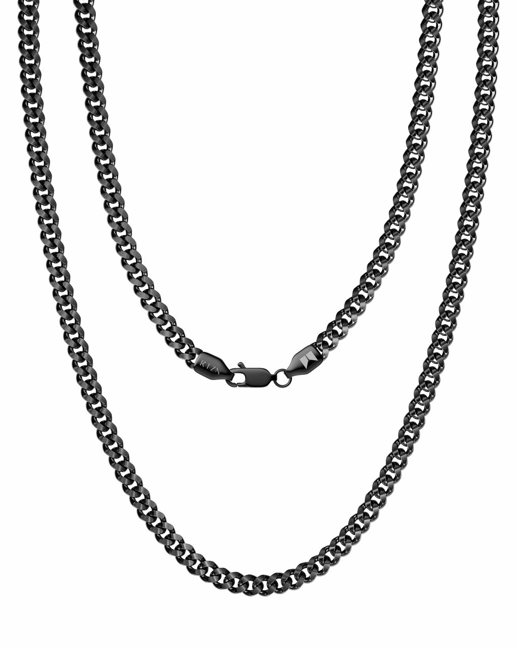 Black Cuban Link Chain (3.5mm) RTZN